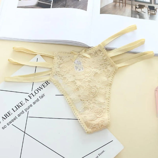 Newest Women Underwear sexy lace G-string Thong women's panties transparent briefs seamless panties lingerie women female pants