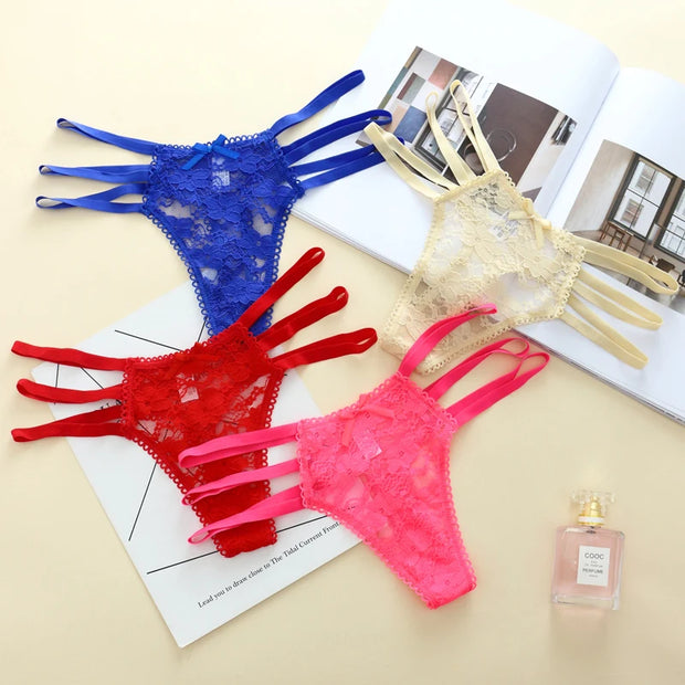 Newest Women Underwear sexy lace G-string Thong women's panties transparent briefs seamless panties lingerie women female pants