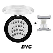 DINGSEN Magnetic Eyelashes 3D Natural False Eyelashes Reusable 4pcs Magnet Clip Set Lashes Extension makeup Tweezers Lash Set