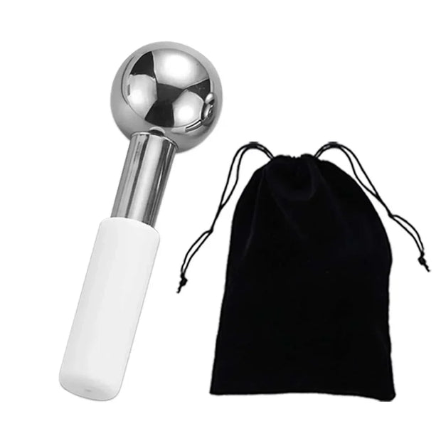 Stainless Steel Ice Globes Cooling Facial Sticks Beauty Spa Skin Care Tools Fine Wrinkles Tighten Pores Reduce Puffiness