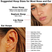 1PC G23 F136 Titanium Women's Round Earrings Nose Ring Hinge Clicker Open Diaphragm Nose Ring Fashion Lady Piercing Jewelry 16G