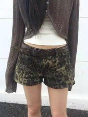 Summer Women Y2k Streetwear Gyaru Harajuku Fashion Grunge Vintage Coquette Low Rise 2000s Jean Shorts Denim Hot Pants Japanese