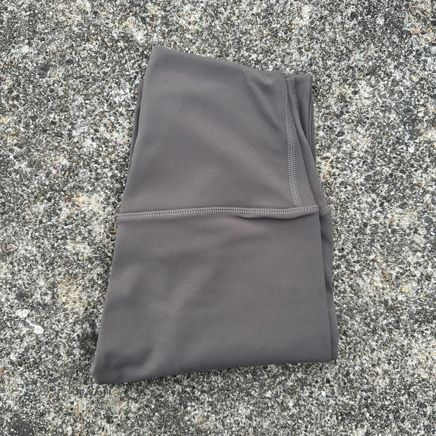 Solid Color High Waist Yoga Legging soft Women Sport Pant Tight Butter Athletic Gym Comprehensive Training Jog Back Waist Pocket