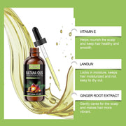 Batana Hair Care Essential Oil Smooth Shine Anti-Frizz Hair Serum Promote Hair Growth Strengthening Nourishing Scalp Care Oil