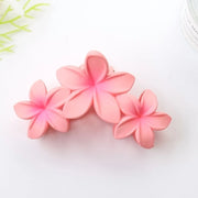 11CM Candy Color 3 Flower Sweet Large Gradient Shark Clip Hairpin Headwear Headdress Hair Accessories For Women Girls Hair Clip