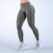 Seamless Women Solid Waist Yoga Pants Three-section Waist Sexy Hip-lifting Tight Sports Pants Fitness Exercise Yoga Pants