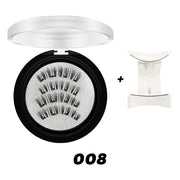 DINGSEN Magnetic Eyelashes 3D Natural False Eyelashes Reusable 4pcs Magnet Clip Set Lashes Extension makeup Tweezers Lash Set