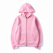 2025 Women Fleece Zip Up Hoodies Running Sports Sweatshirts Fashion Female Classic Casual Zipper Jackets Y2k Hip Hop Streetwear
