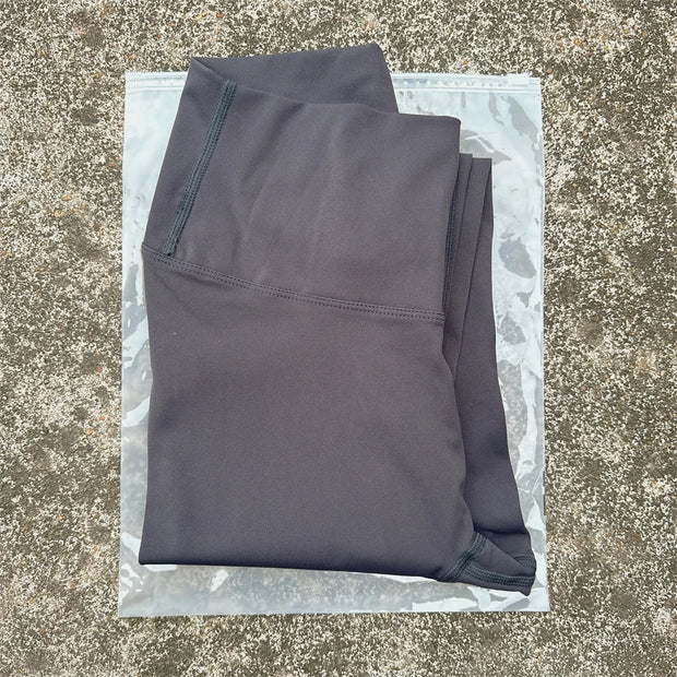 Solid Color High Waist Yoga Legging soft Women Sport Pant Tight Butter Athletic Gym Comprehensive Training Jog Back Waist Pocket