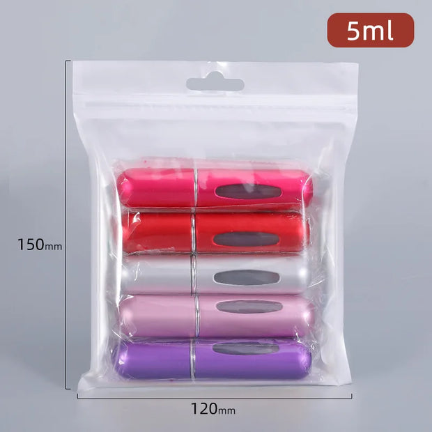 Refillable Perfume Empty Bottles With Spray Scent Pump Portable Travel Empty Cosmetic Containers Mini Spray Atomizer Bottle