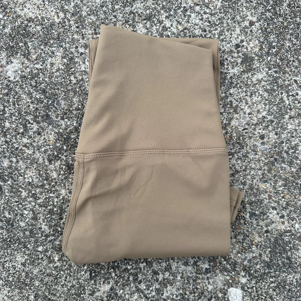 Solid Color High Waist Yoga Legging soft Women Sport Pant Tight Butter Athletic Gym Comprehensive Training Jog Back Waist Pocket