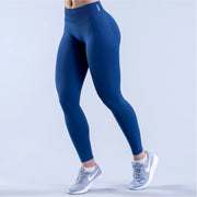 Seamless Women Solid Waist Yoga Pants Three-section Waist Sexy Hip-lifting Tight Sports Pants Fitness Exercise Yoga Pants
