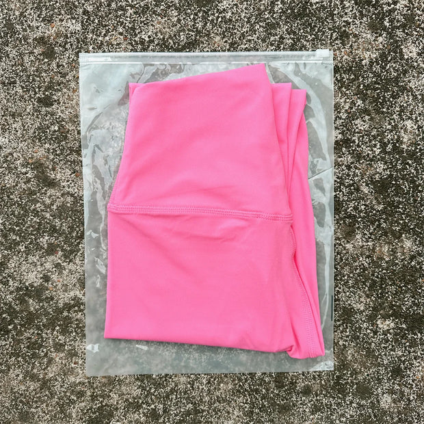 Solid Color High Waist Yoga Legging soft Women Sport Pant Tight Butter Athletic Gym Comprehensive Training Jog Back Waist Pocket