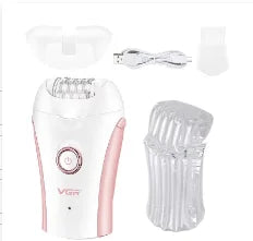Original VGR Rechargeable Women Epilator Electric Female Epilator For Face Hair Removal Machine Facial Legs Depilatory Body