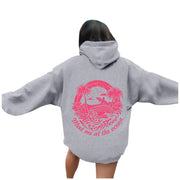 2025Women's Letter Graphics Printed Hoodie Autumn Winter Hoodies Long Sleeved Pockets Pullover Casual Streetwear Sweatshirts