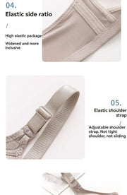 New Large Size Front Buckle Sexy Push up WOMEN'S Bra Adjustable Thin Cup Breathable Comfortable Middle-aged Mom Ladies Underwear