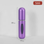Refillable Perfume Empty Bottles With Spray Scent Pump Portable Travel Empty Cosmetic Containers Mini Spray Atomizer Bottle