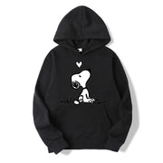 American Cartoon Comics Snoopy Hoodie Women Man Pullover Tops Spring Autumn Men  2024 New Casual Couple Sweatshirt Clothing