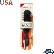 Detangle Hair Brush Thick Curly Hair Non Slip Grip Long Silicone Bristles Rubber Base Knot Removal and Curl Definition