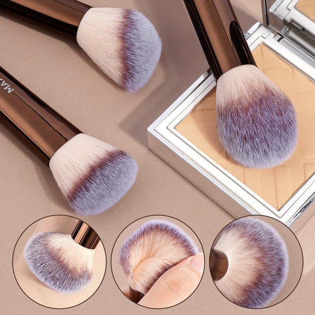 MAANGE 13pcs Makeup Brushes with Storage Bag Soft Fluffy Cosmetic Foundation Powder Eyeshadow Kabuki Blending Beauty Tool Makeup