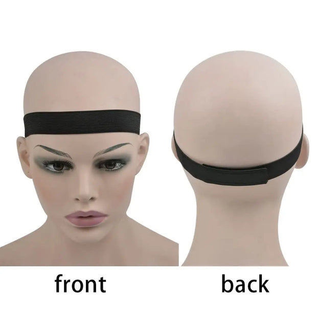 3 Pcs Elastic Band Lace Melting Bands Adjustable Wig Headbands for Lace Frontal Laying
