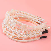 7pcs Fashion Pearl Headbands for Girls Women Pearl Hairbands Headband Children Kids Girls Women Pearl Hair Accessories