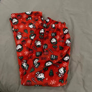 Y2K Christmas Hello Kitty Pajama Pants Anime Flannel Fashion Pants Cute Cartoon Couple Casual Loungewear Women Leisure Trousers