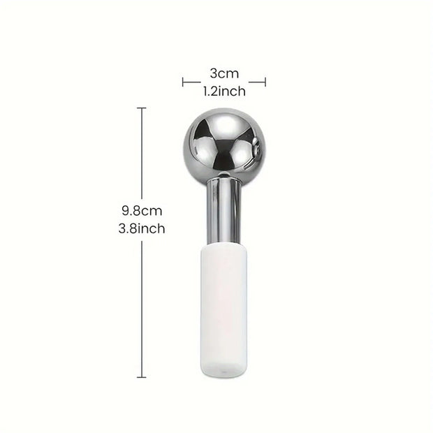 Stainless Steel Ice Globes Cooling Facial Sticks Beauty Spa Skin Care Tools Fine Wrinkles Tighten Pores Reduce Puffiness