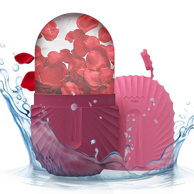 Ice Face Roller Ice Cube Beauty Massage Silicone Ice Mold For Eye Puffiness Ice Facial Roller Shrink Pores