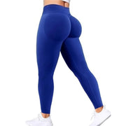 Seamless Women Solid Waist Yoga Pants Three-section Waist Sexy Hip-lifting Tight Sports Pants Fitness Exercise Yoga Pants