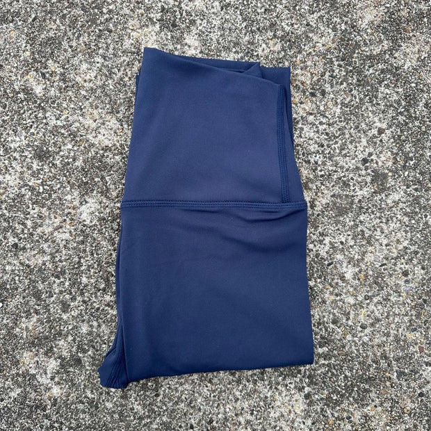 Solid Color High Waist Yoga Legging soft Women Sport Pant Tight Butter Athletic Gym Comprehensive Training Jog Back Waist Pocket