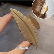 Fashion Elegant Gold Color S-shaped Metal Hairpins Hair Claw For Women Girls Korean Hair Clips Ponytail Clip Hair Accessories