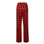 Women Pants Plaid Cotton Loose Ladies Pajama Pants Pyjama Trousers Men Sleep Bottoms Lounge Wear Sleep Lounge Pants Bottoms