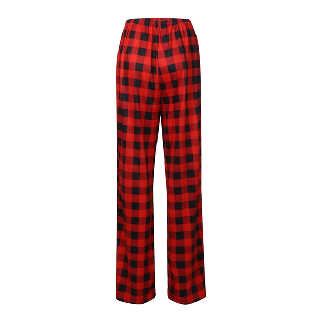 Women Pants Plaid Cotton Loose Ladies Pajama Pants Pyjama Trousers Men Sleep Bottoms Lounge Wear Sleep Lounge Pants Bottoms