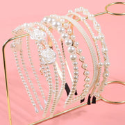 7pcs Fashion Pearl Headbands for Girls Women Pearl Hairbands Headband Children Kids Girls Women Pearl Hair Accessories