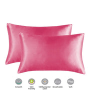 Mulberry Silk Pillowcase for Hair & Skin Care Anti-Frizz Satin Pillow Case Queen/King Super Soft Hypoallergenic Bedding Cover