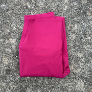 Solid Color High Waist Yoga Legging soft Women Sport Pant Tight Butter Athletic Gym Comprehensive Training Jog Back Waist Pocket