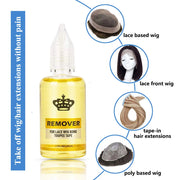 Waterproof Lace Wig Glue For Lace Front Wig 38ml Liquid Adhesive Hair Glue Wax Stick For Wig Lace Tint Spray Elastic Melt Band