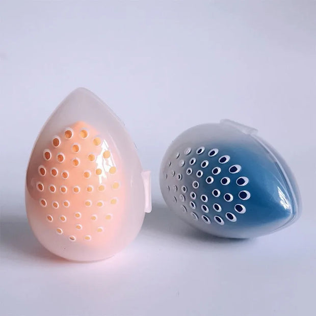 Makeup Sponge Case Beauty Blender Holder Puff Case Make Up Accessories Cosmetics Holder Empty Cosmetic Transparent Puffs Box