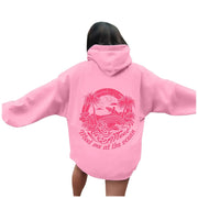 2025Women's Letter Graphics Printed Hoodie Autumn Winter Hoodies Long Sleeved Pockets Pullover Casual Streetwear Sweatshirts