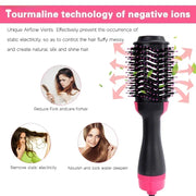 4 in1 hair straightener curling iron styling comb hot air comb volumizing hot air comb anionic straightening brush hair dryer