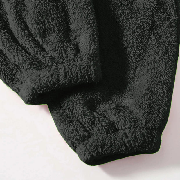 Women Comfortable Plush Sleep Bottoms Trendy Casual Solid Color Pajama Pants Female Leisure Family Daily Soft Cozy Trousers