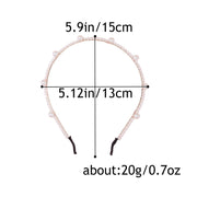 7pcs Fashion Pearl Headbands for Girls Women Pearl Hairbands Headband Children Kids Girls Women Pearl Hair Accessories