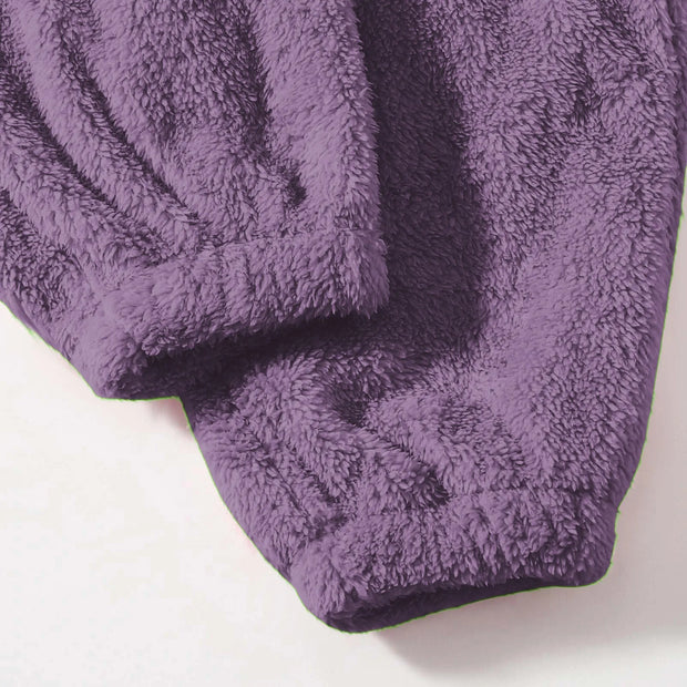 Women Comfortable Plush Sleep Bottoms Trendy Casual Solid Color Pajama Pants Female Leisure Family Daily Soft Cozy Trousers