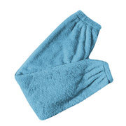 Women Comfortable Plush Sleep Bottoms Trendy Casual Solid Color Pajama Pants Female Leisure Family Daily Soft Cozy Trousers