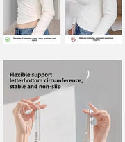 6cm Thickened Push-Up Bra for Small Chest Wireless No Steel Ring Anti-Slip Pads Seamless Invisible Adjustable Straps