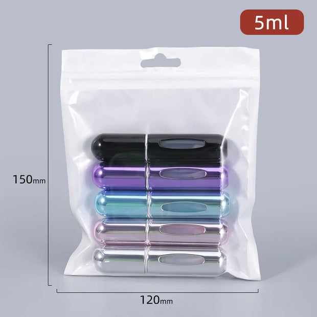 Refillable Perfume Empty Bottles With Spray Scent Pump Portable Travel Empty Cosmetic Containers Mini Spray Atomizer Bottle