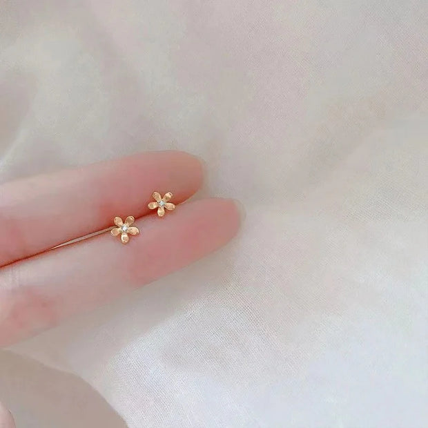 Fashion Romantic Crystal Butterfly Heart Stud Earring for Women Sweet Hypoallergenic Wedding Party  Jewelry Gifts