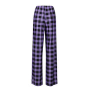 Women Pants Plaid Cotton Loose Ladies Pajama Pants Pyjama Trousers Men Sleep Bottoms Lounge Wear Sleep Lounge Pants Bottoms
