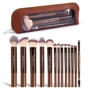 MAANGE 13pcs Makeup Brushes with Storage Bag Soft Fluffy Cosmetic Foundation Powder Eyeshadow Kabuki Blending Beauty Tool Makeup
